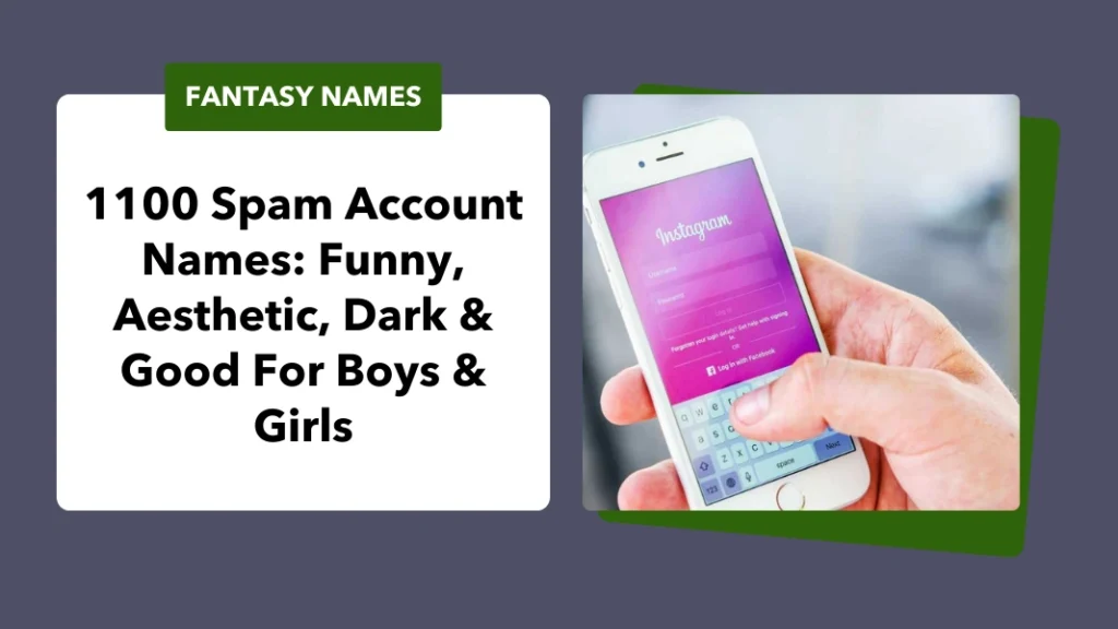 Spam Account Names