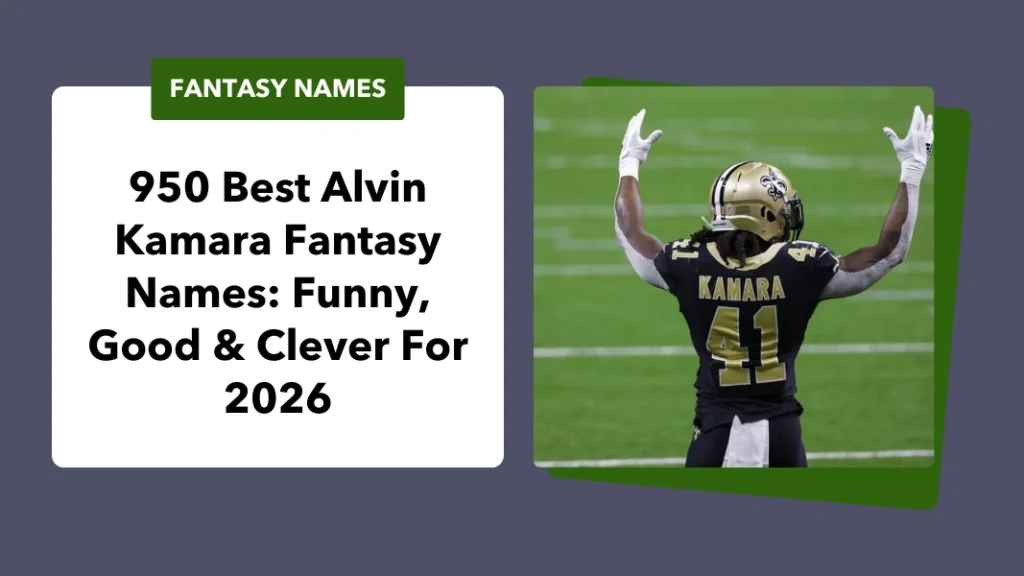 Alvin Kamara Fantasy Names
