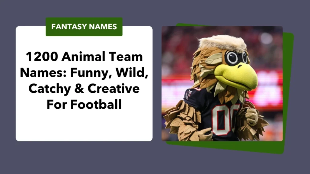 Animal Team Names