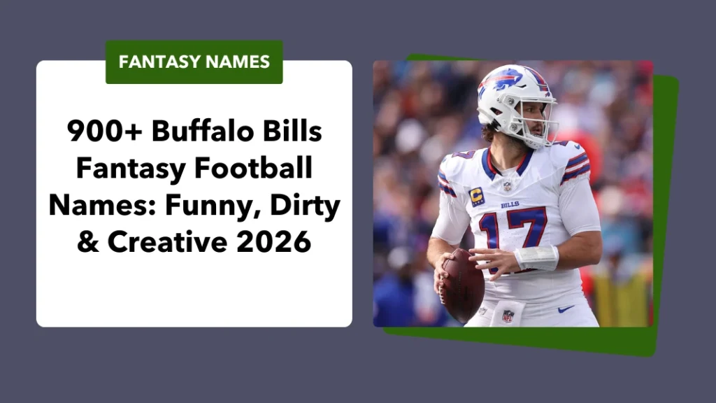 Buffalo Bills Fantasy Football Names