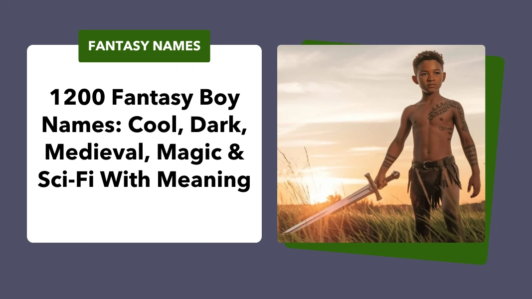 Fantasy Boy Names