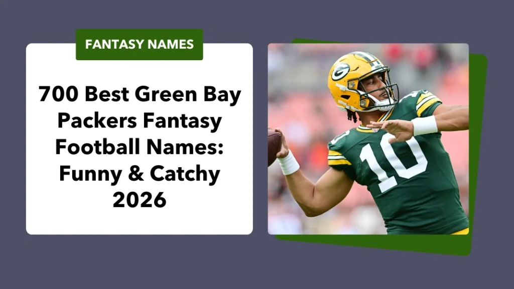 Green Bay Packers Fantasy Football Names