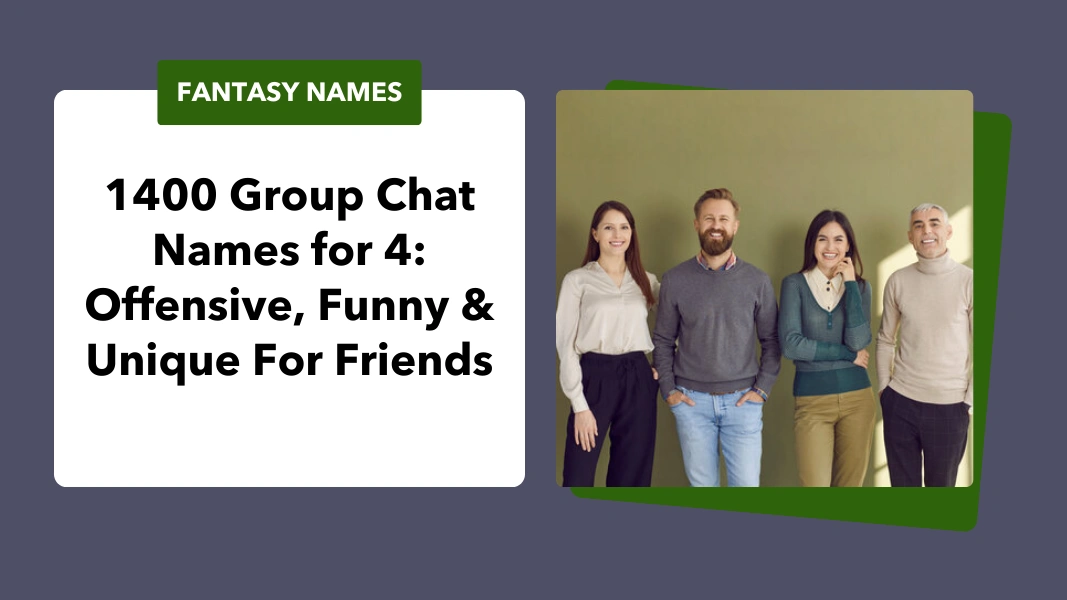 Group Chat Names for 4