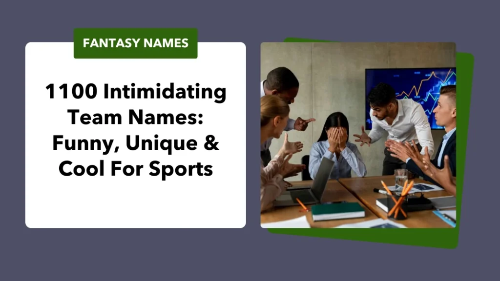 Intimidating Team Names