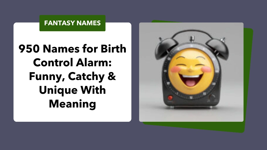 Names for Birth Control Alarm