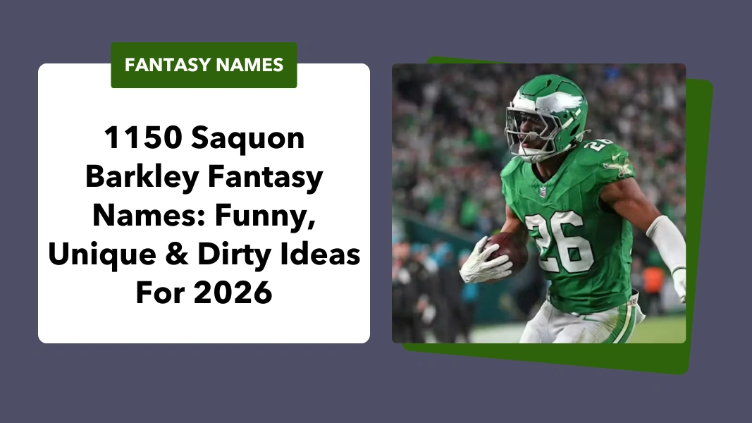 Saquon Barkley Fantasy Names