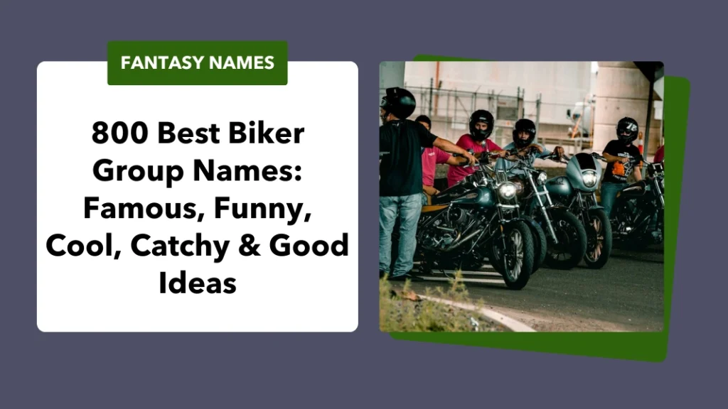 Biker Group Names