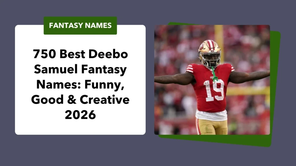 Deebo Samuel Fantasy Names