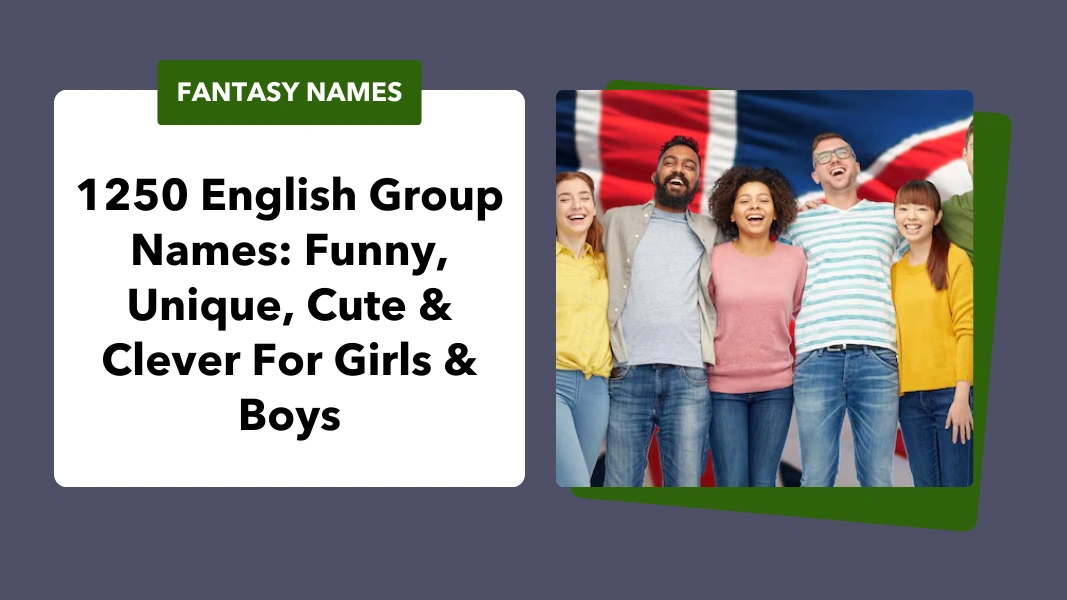 English Group Names