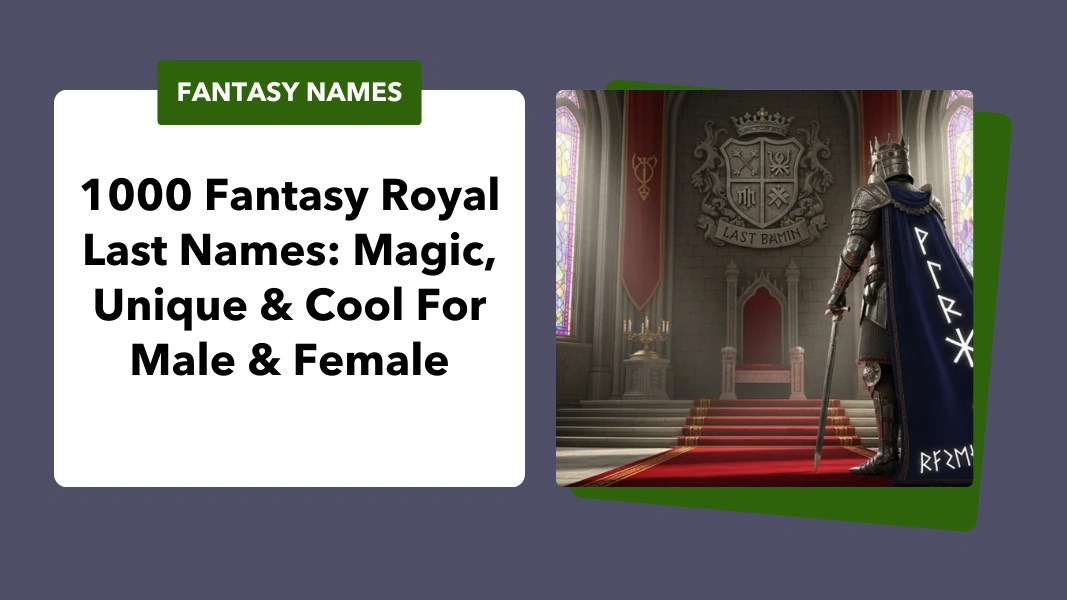 Fantasy Royal Last Names