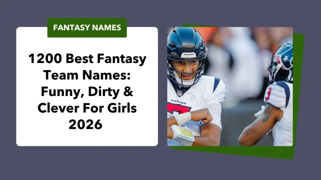 Fantasy Team Names