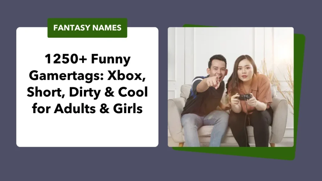 Funny Gamertags