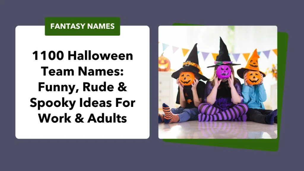 Halloween Team Names