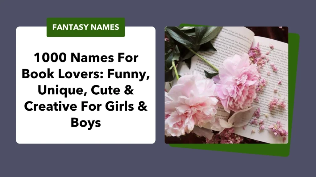 Names For Book Lovers