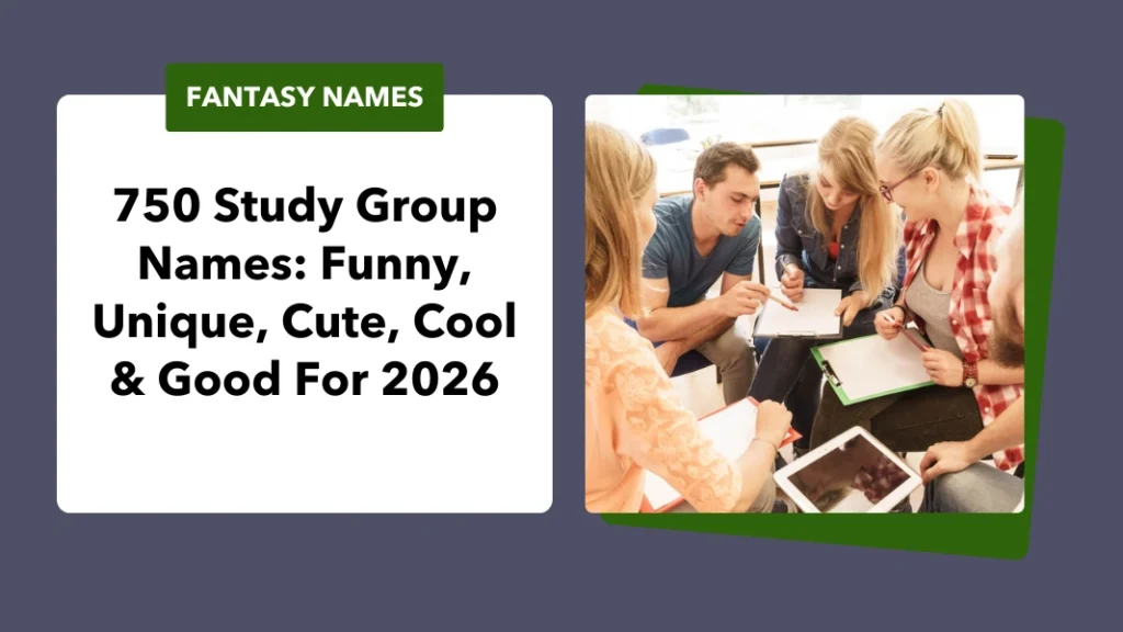 Study Group Names