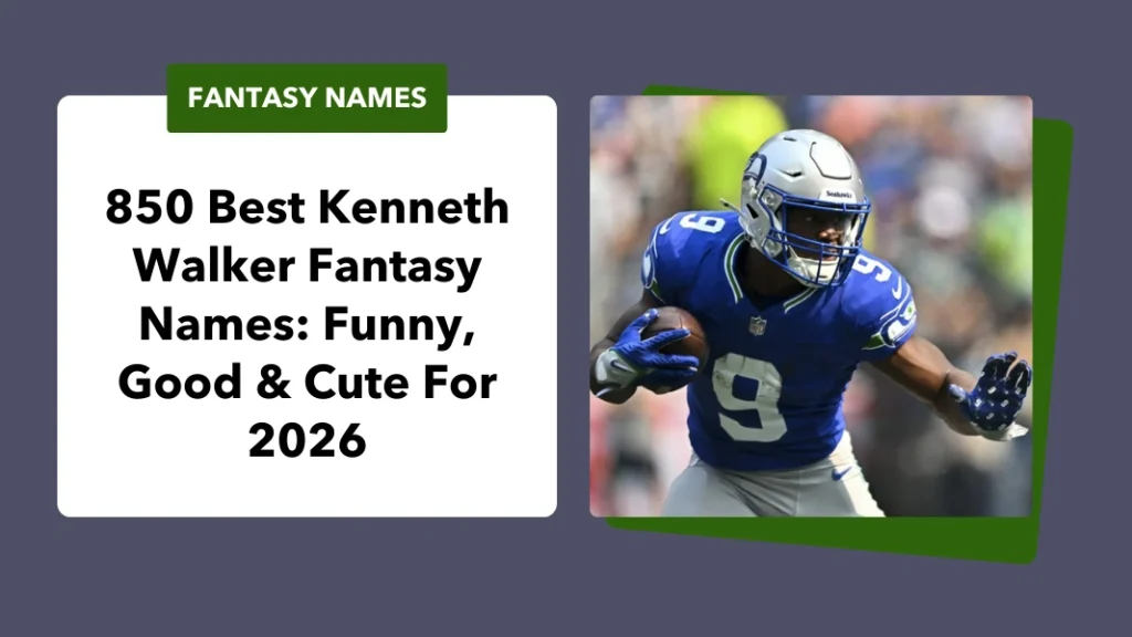 Kenneth Walker Fantasy Names